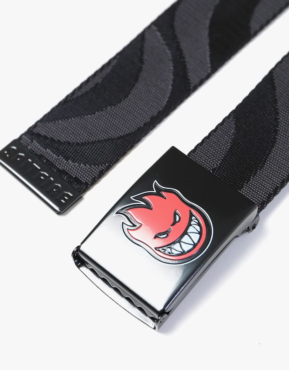 Spitfire Bighead Fill Jacquard Swirl Belt - Black/Red