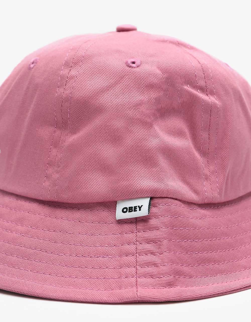 Obey Bold Organic Bucket Hat - Mesa Rose