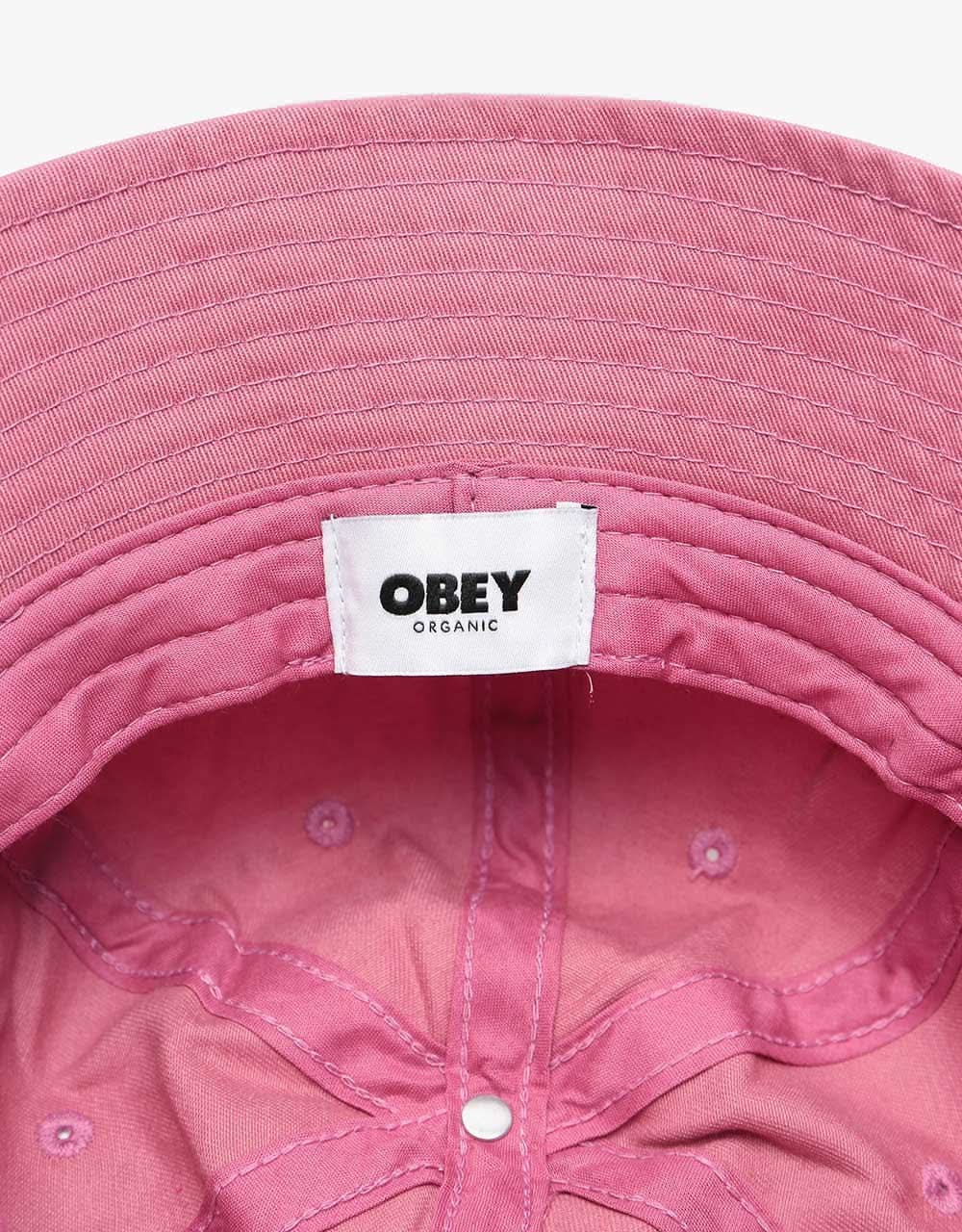 Obey Bold Organic Bucket Hat - Mesa Rose