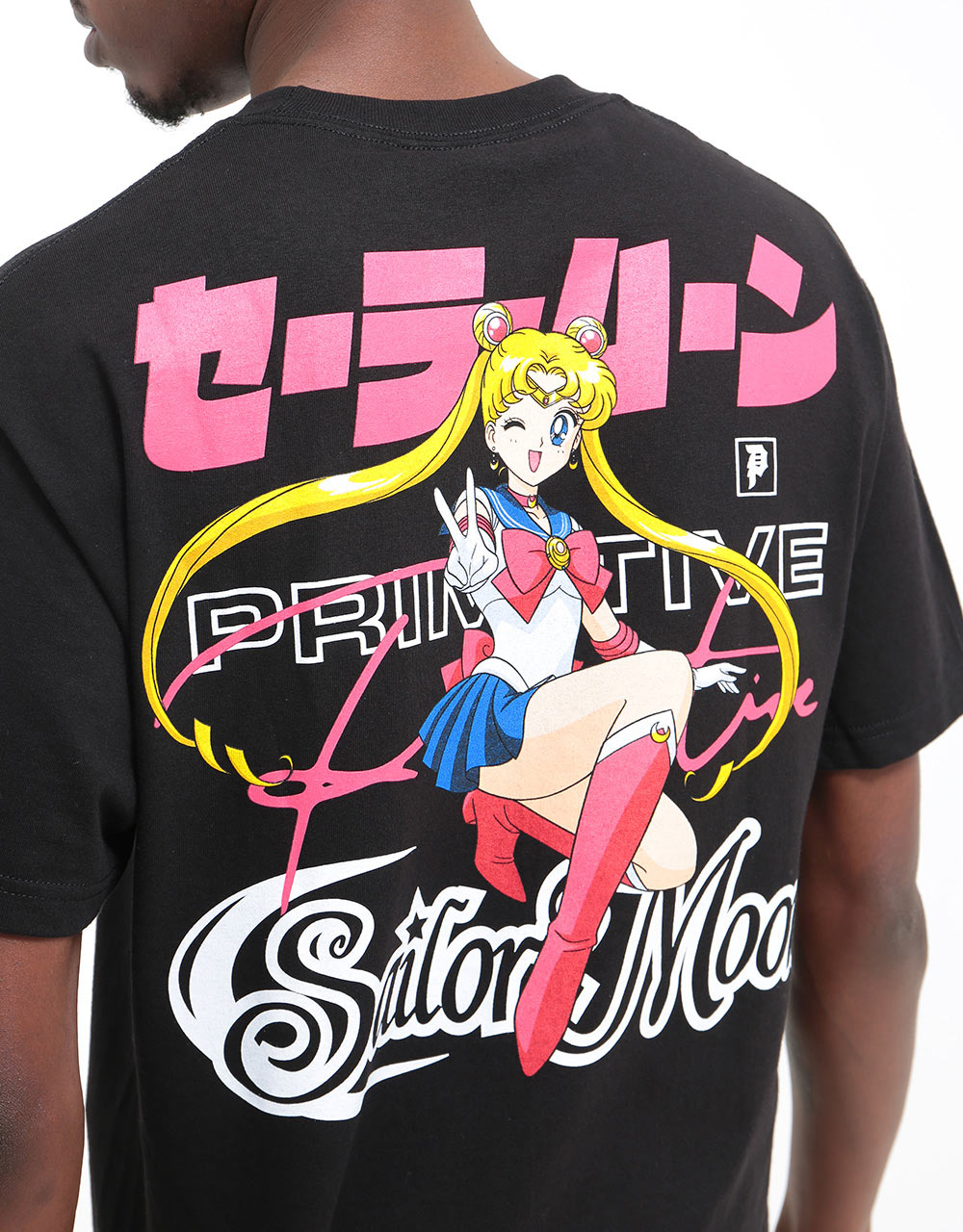Primitive x Sailor Moon Guardian T-Shirt - Black