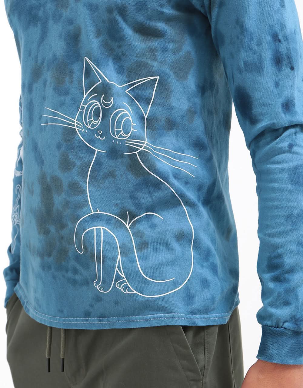 Primitive x Sailor Moon Guardian Washed L/S T-Shirt - Navy