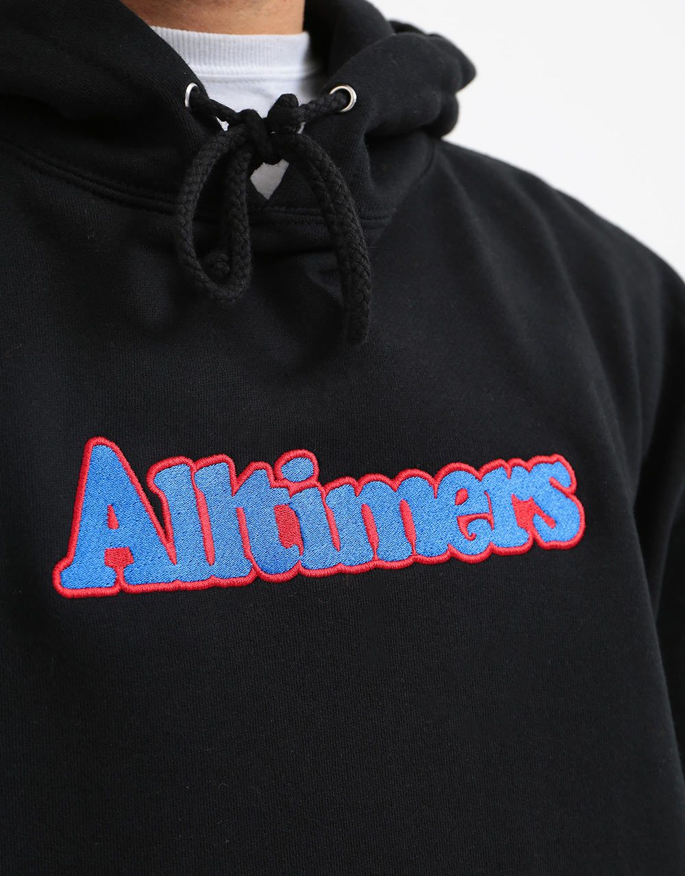 Alltimers Broadway Embroidered Pullover Hoodie - Black