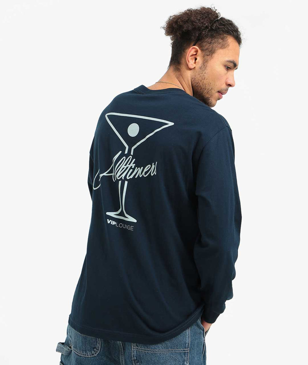 Alltimers League Player L/S T-Shirt - Navy