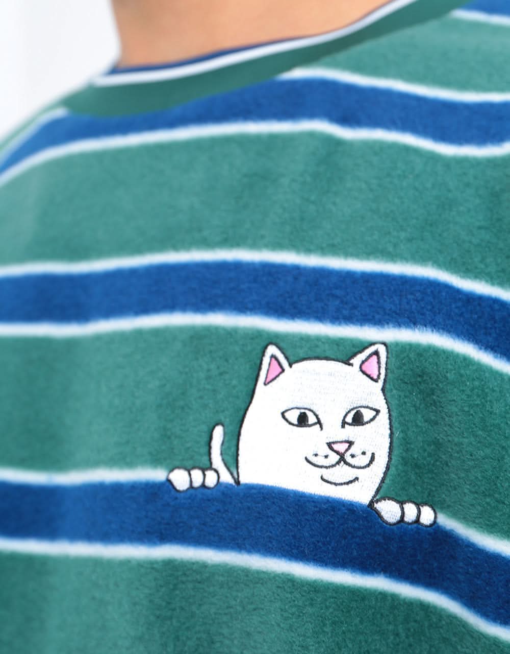 RIPNDIP Peeking Nermal Polar Fleece Sweatshirt - Hunter/Navy