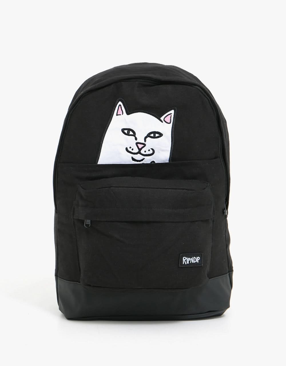 RIPNDIP Lord Nermal Velcro Hands Backpack  - Black