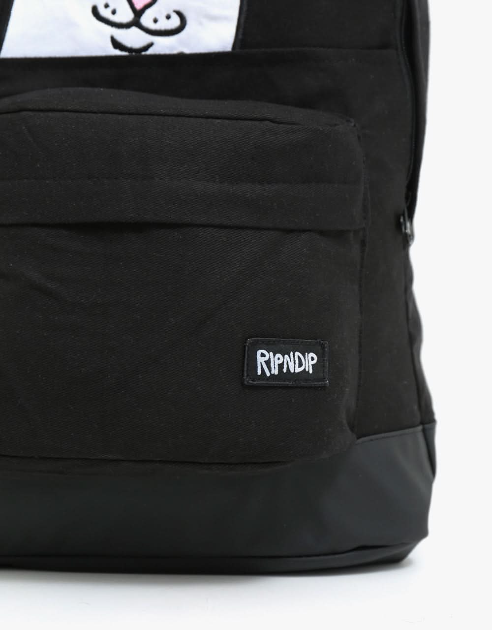 RIPNDIP Lord Nermal Velcro Hands Backpack  - Black
