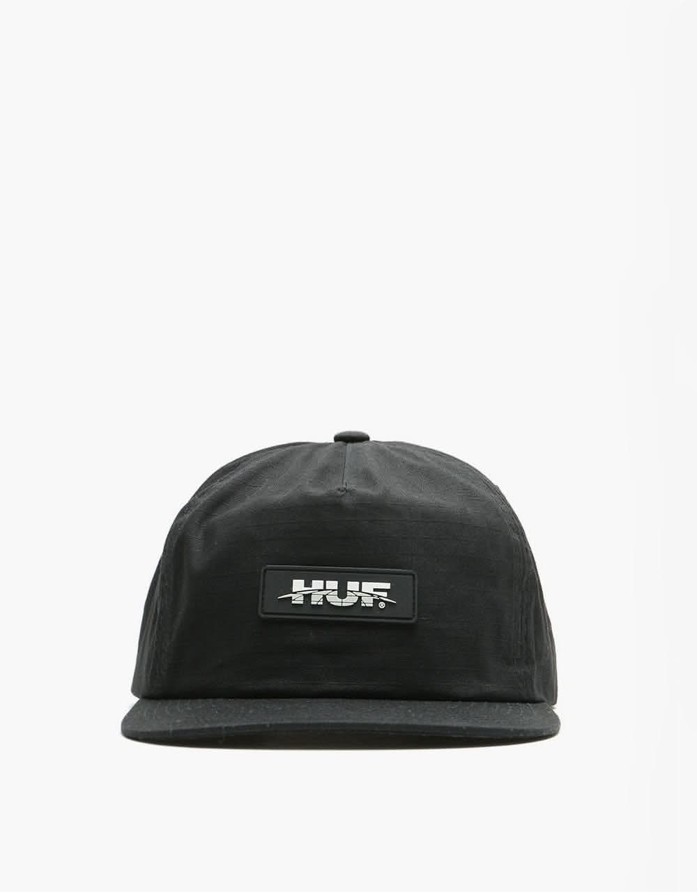 HUF Horizon Ripstop Snapback Cap - Black