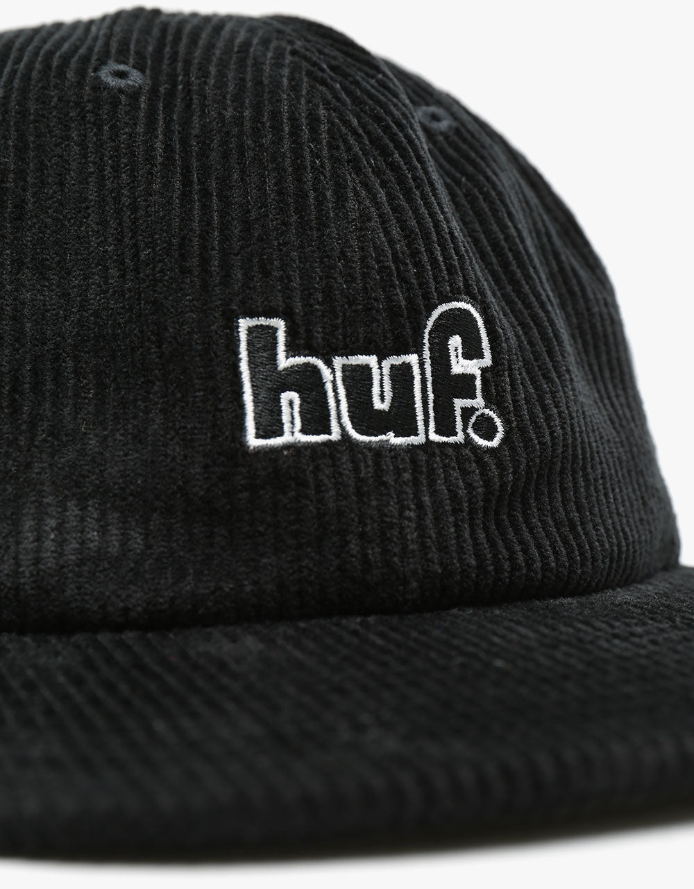 HUF 1993 Logo 6 Panel Cap - Black