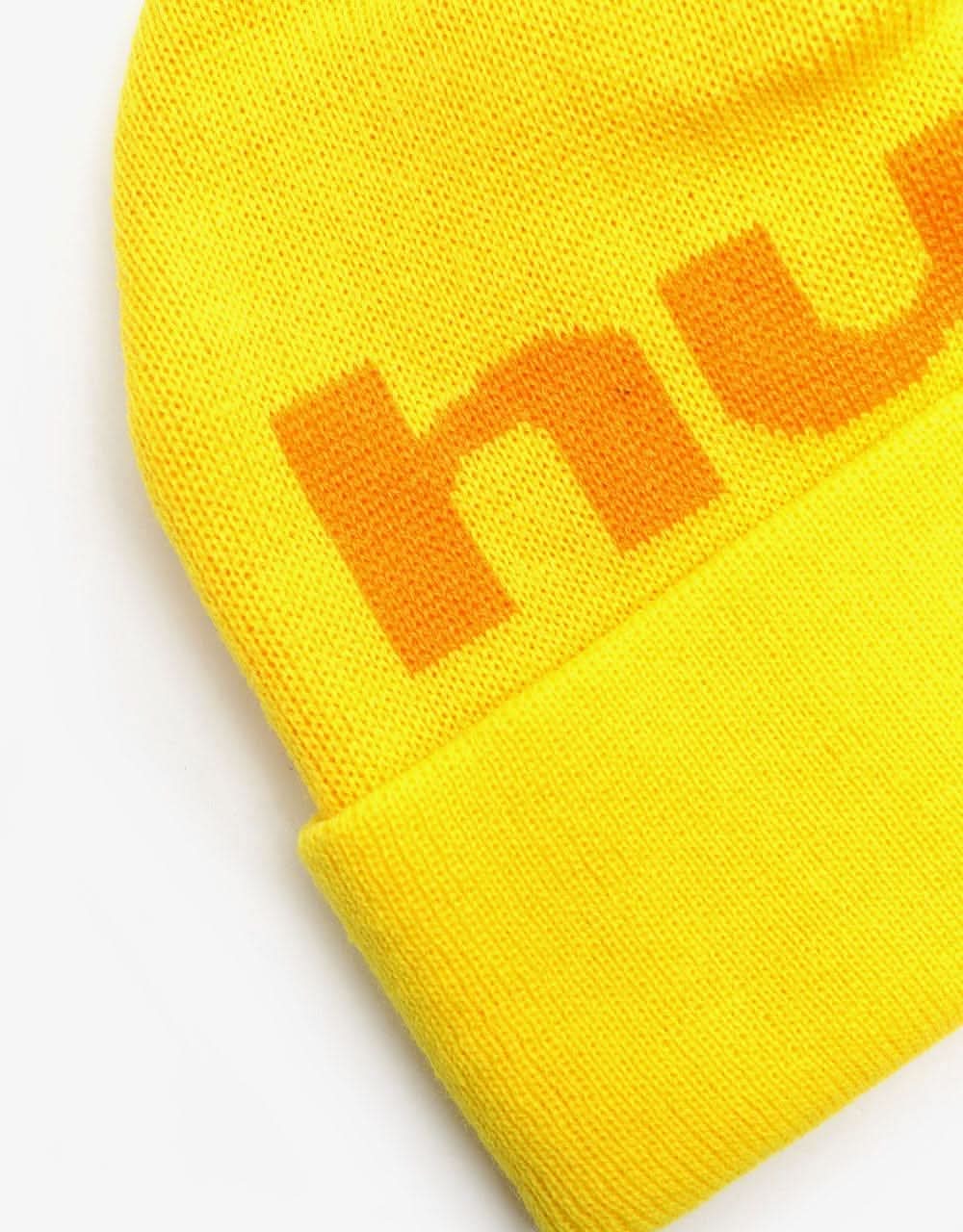HUF 98 Logo Beanie - Yellow
