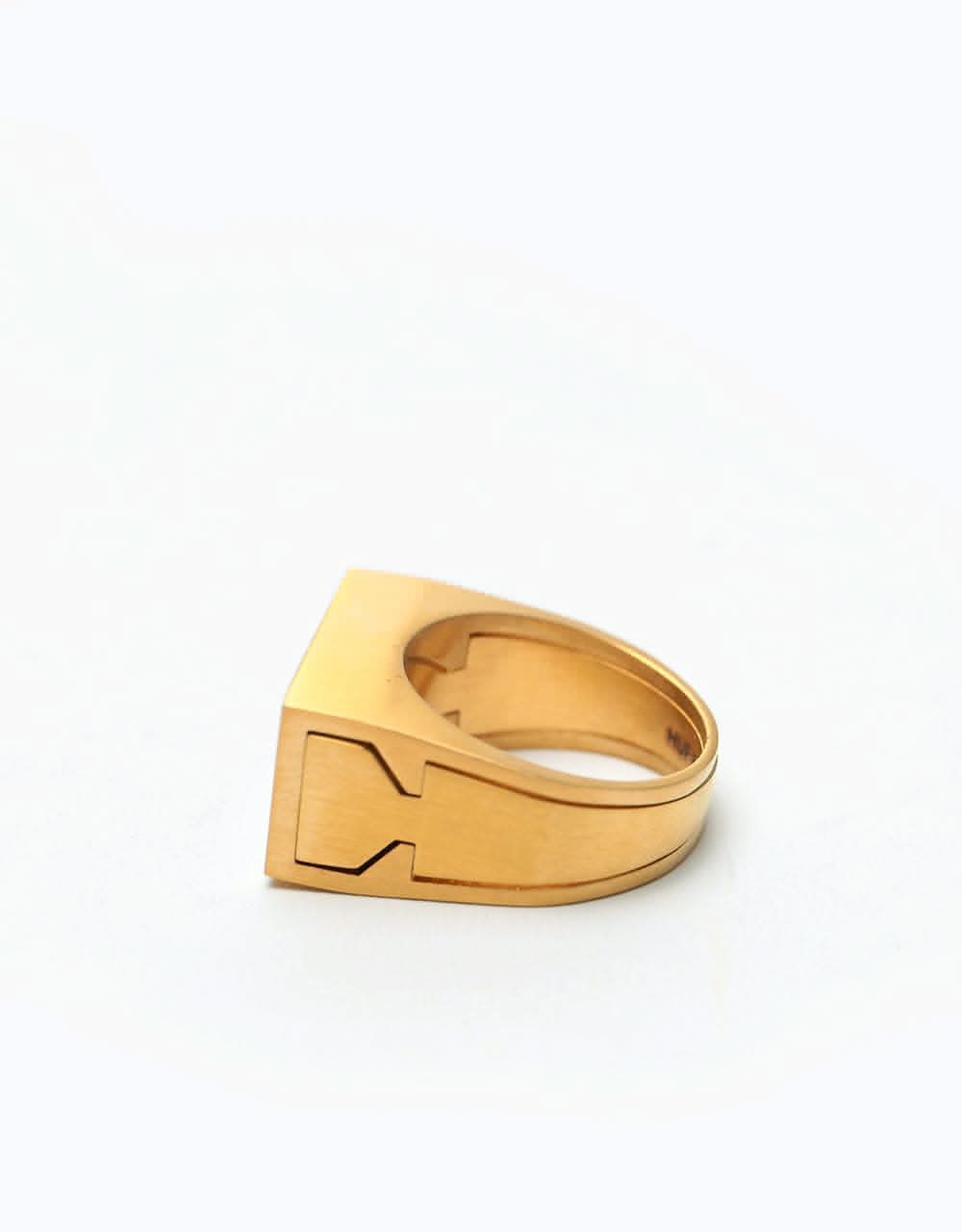 HUF Circle H Stash Ring - Gold