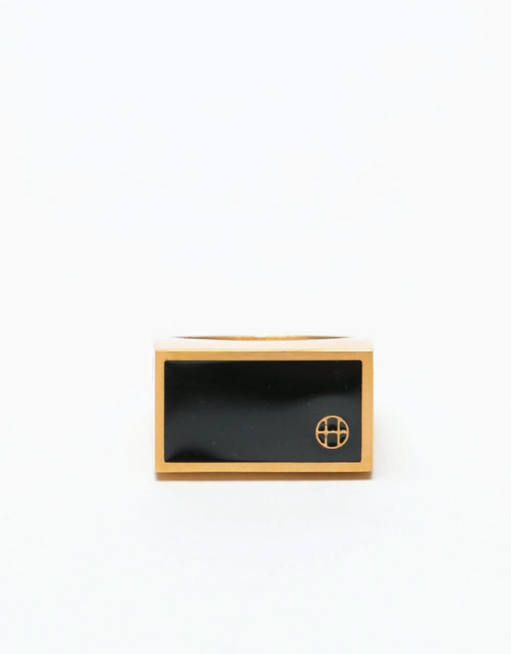 HUF Circle H Stash Ring - Gold