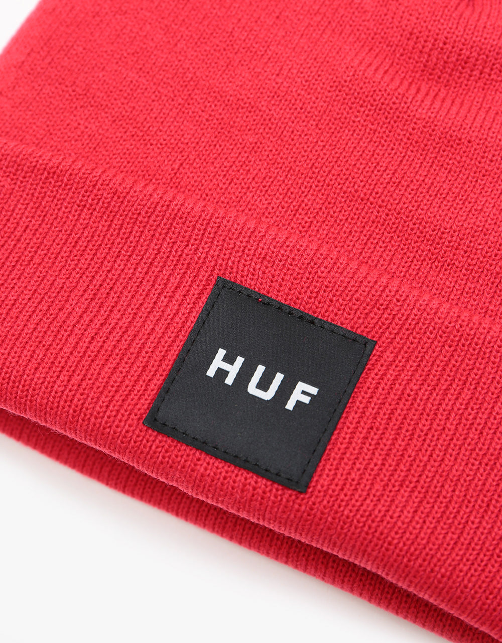 HUF Box Logo Beanie - Cyber Red
