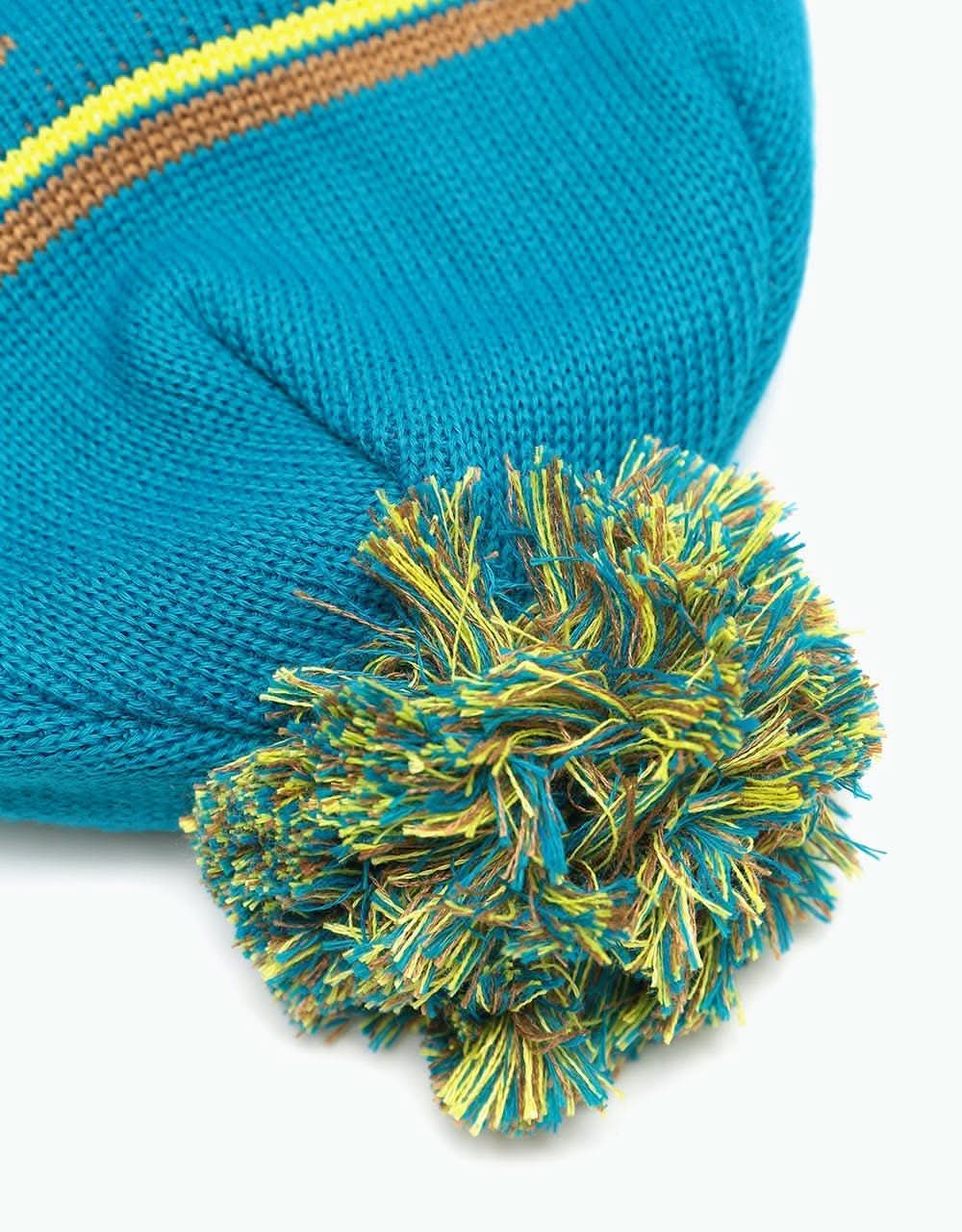 Patagonia Powder Town Beanie - Park Stripe/Crater Blue