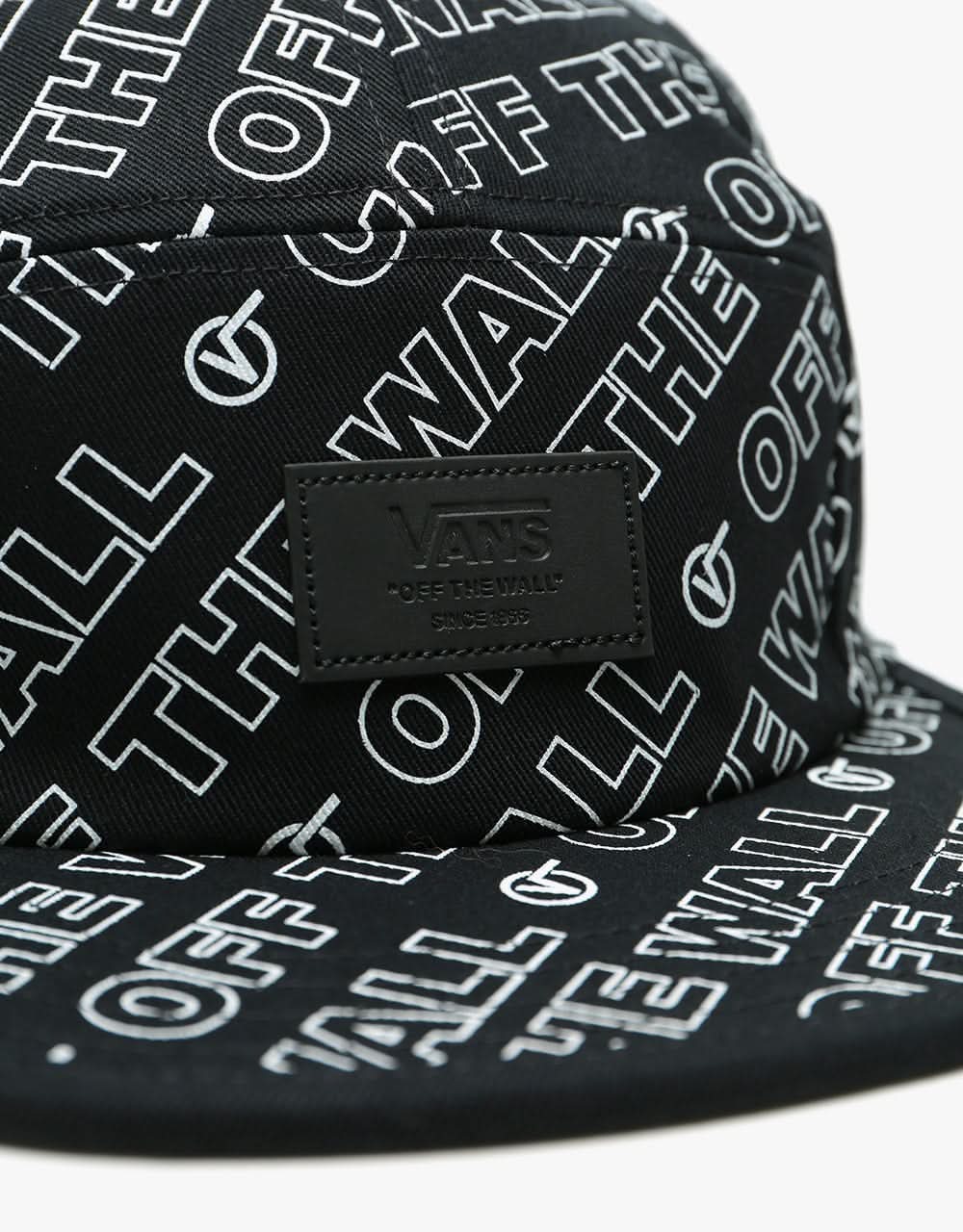 Vans Davis 5 Panel Cap - Black Dimension