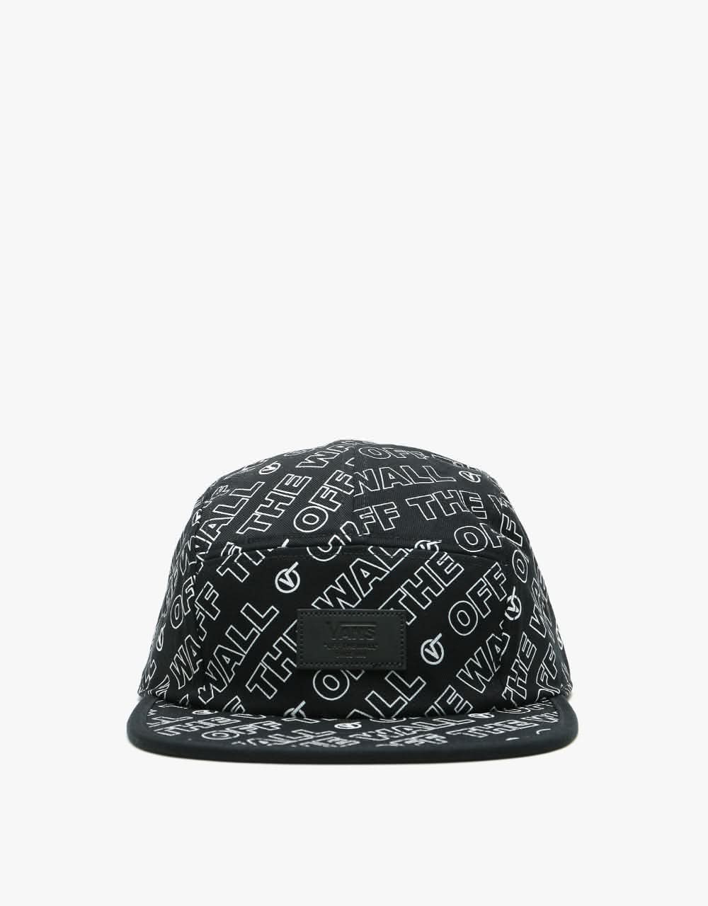 Vans Davis 5 Panel Cap - Black Dimension