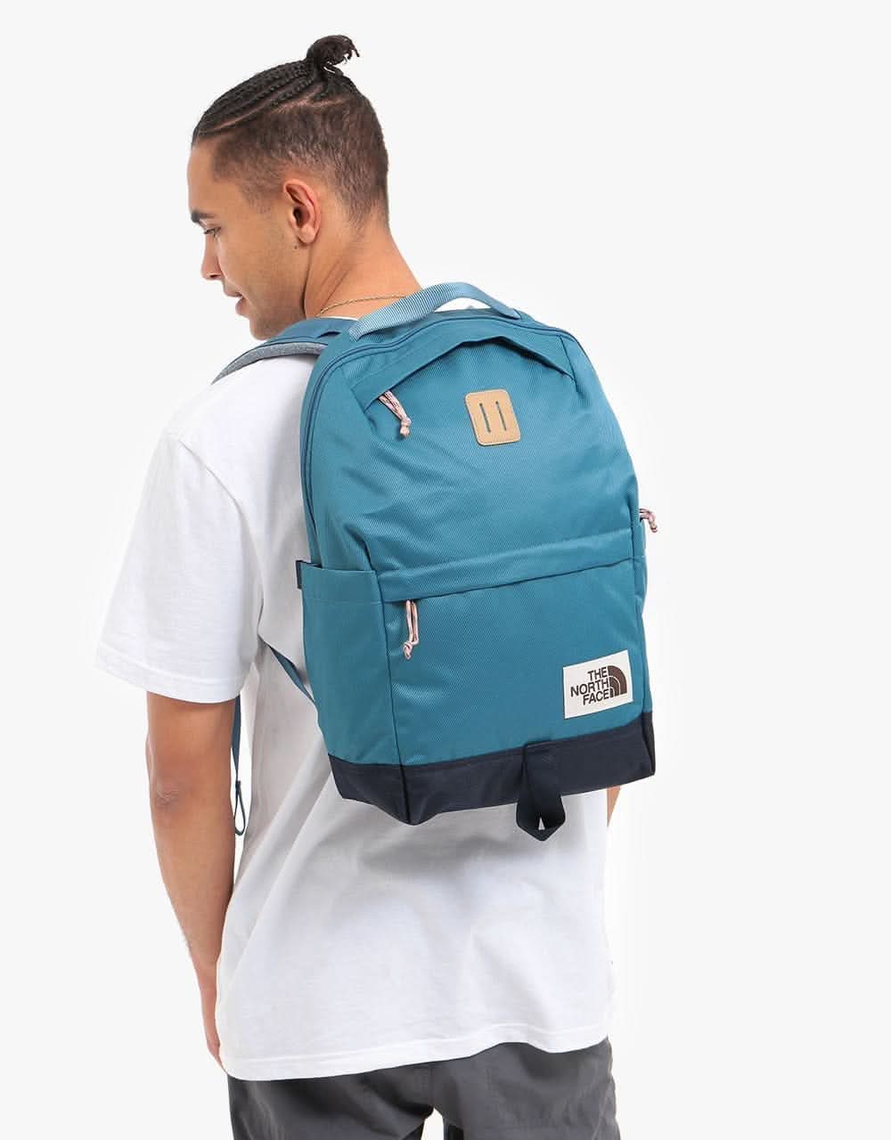mallard blue north face backpack