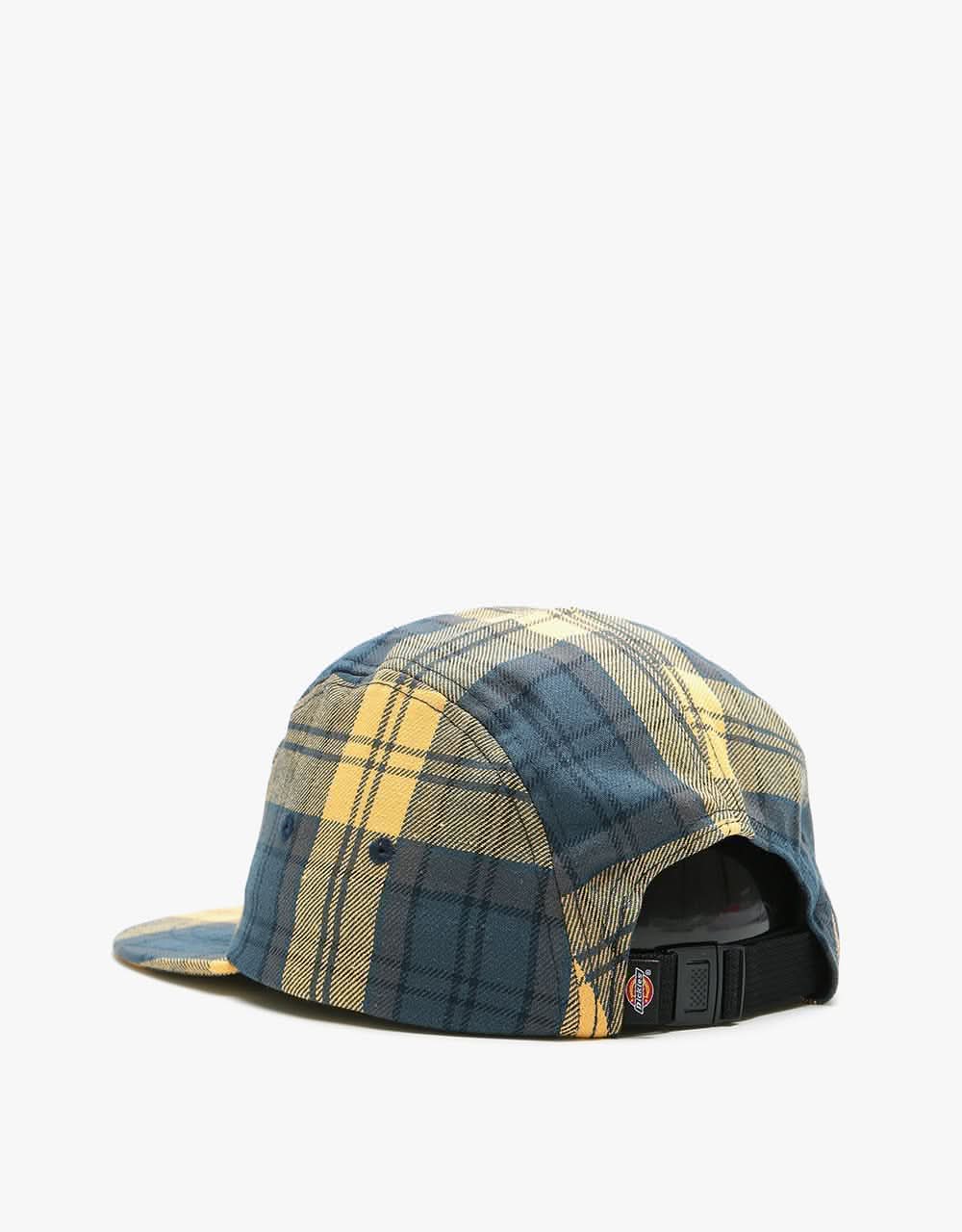 Dickies Hornbeck Check 5 Panel Cap - Air Force Blue