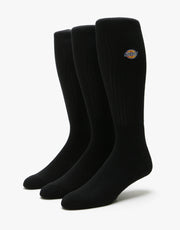 Dickies Valley Grove 3-Pack Socks - Black
