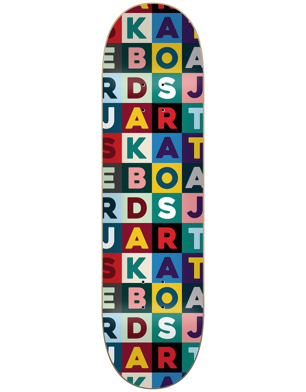 Jart Scrabble Skateboard Deck - 8"