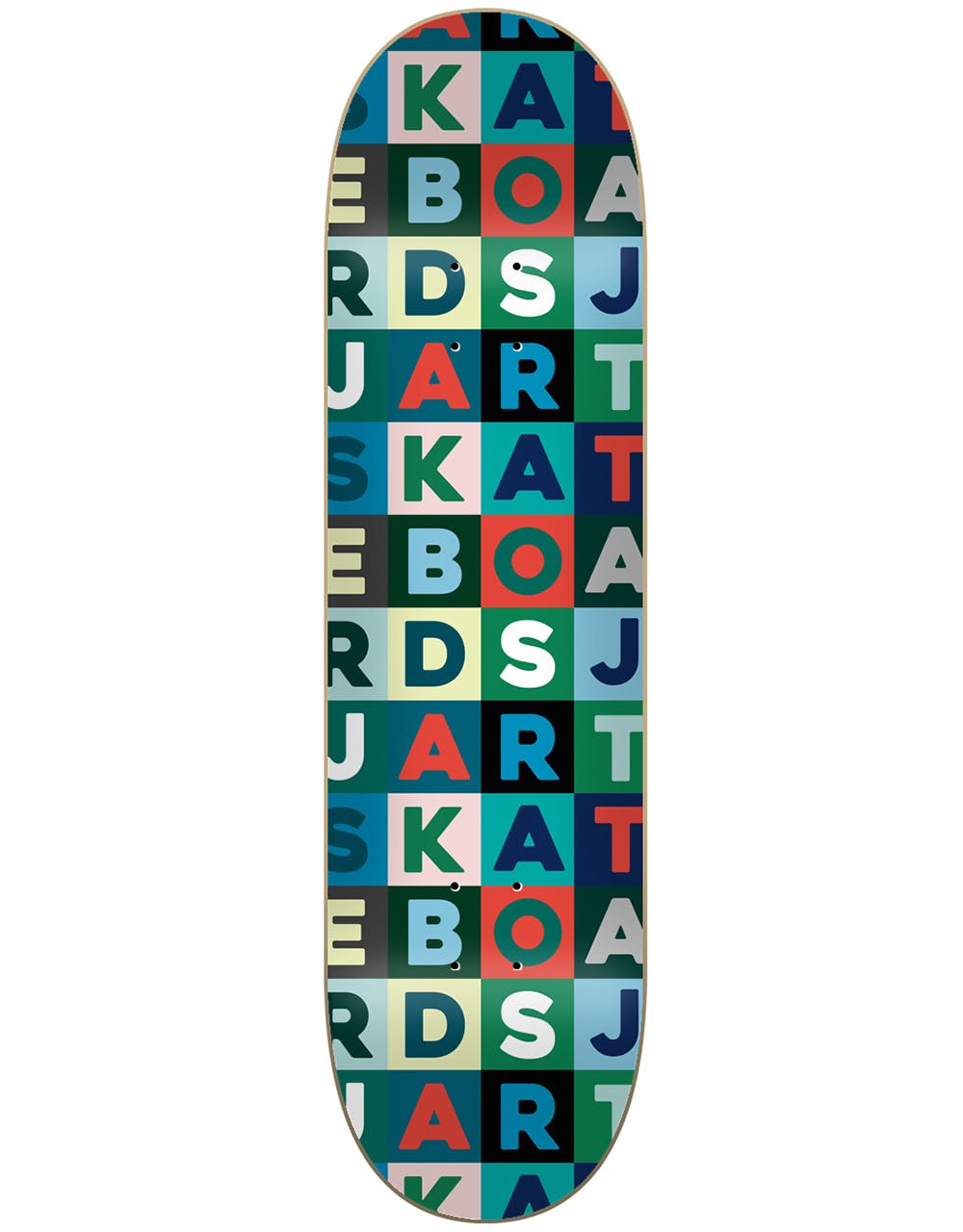 Jart Scrabble Skateboard Deck - 8.25"