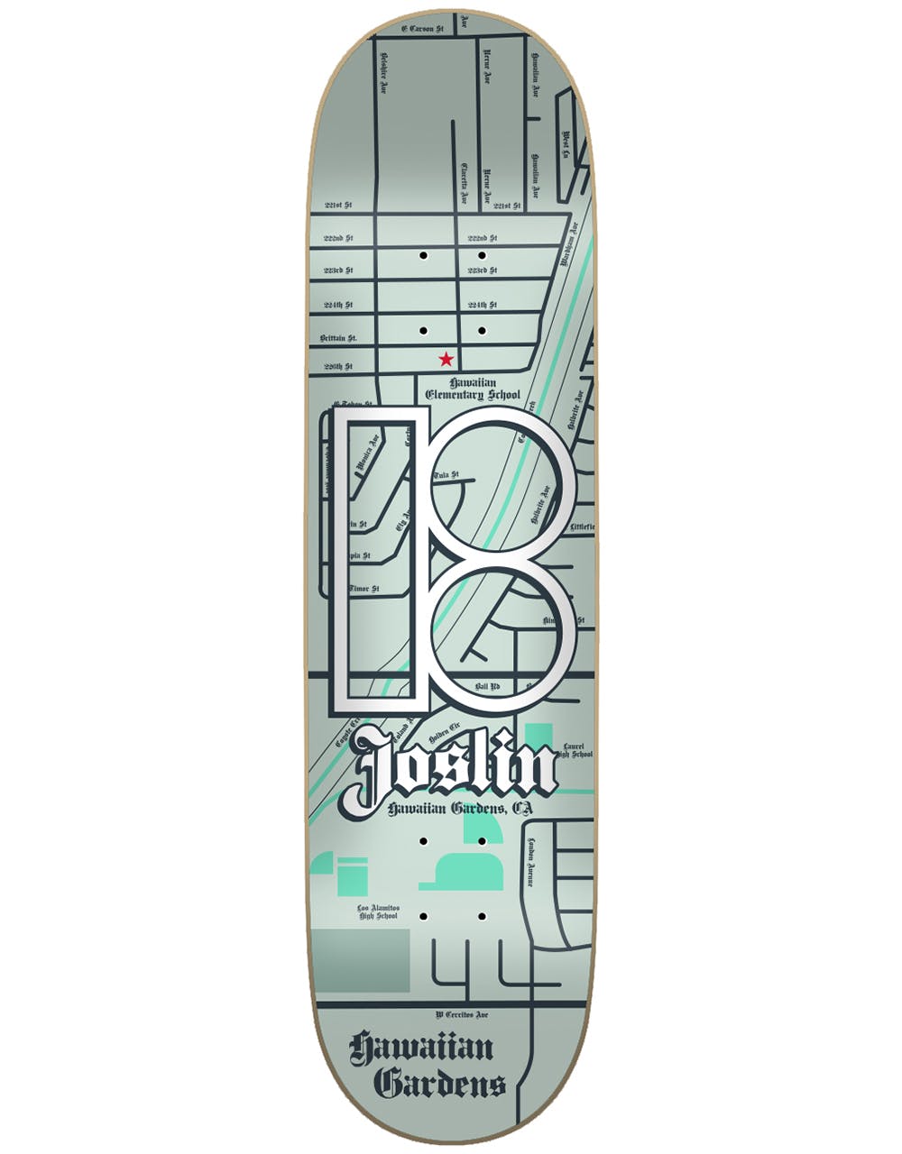 Plan B Joslin Neighbors Skateboard Deck - 8.5"