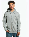 Converse Embroidered Star Chevron FZ Hoodie - Vintage Grey Heather