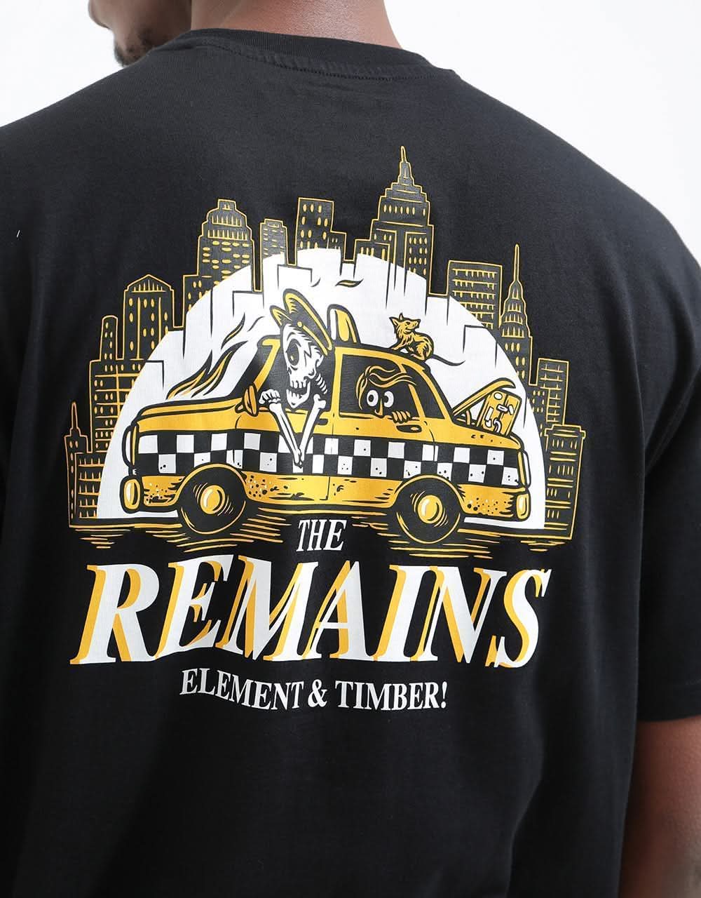 Element Taxi Driver T-Shirt - Flint Black