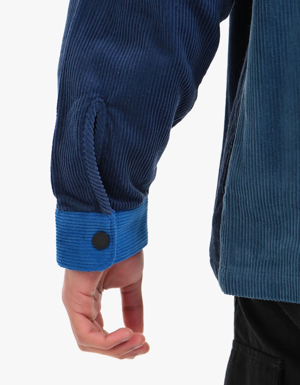 HUF Cord Block L/S Overshirt - French Navy