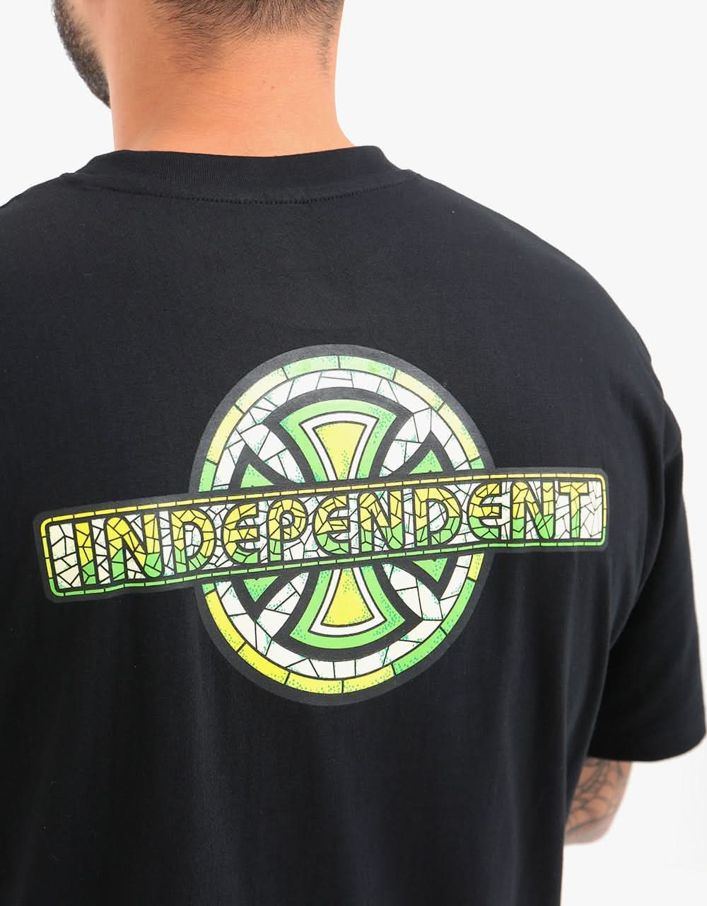 Independent Stained Glass T-Shirt - Black