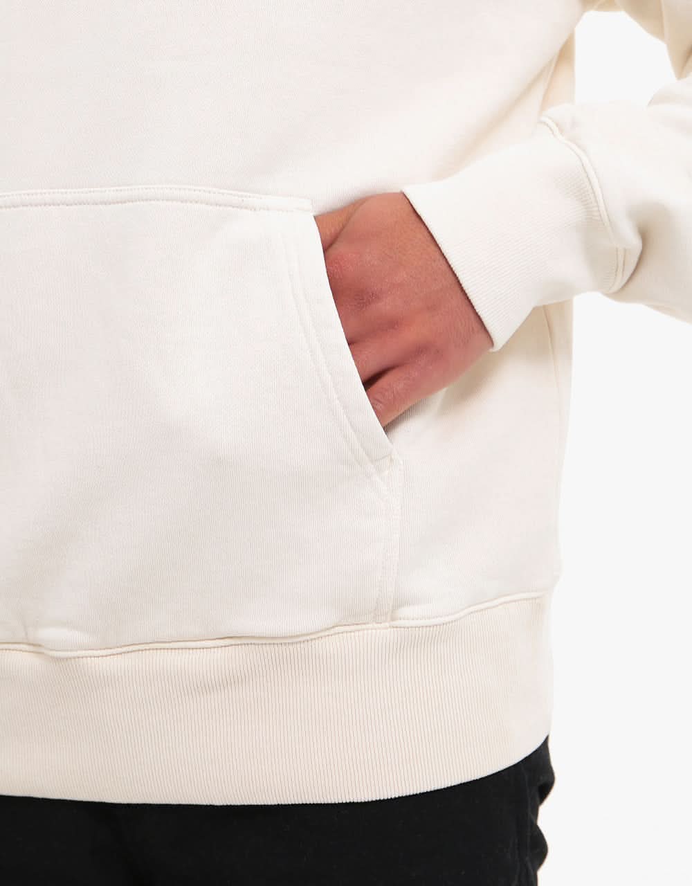 Stüssy Polo Zip Fleece Sweatshirt - Beige