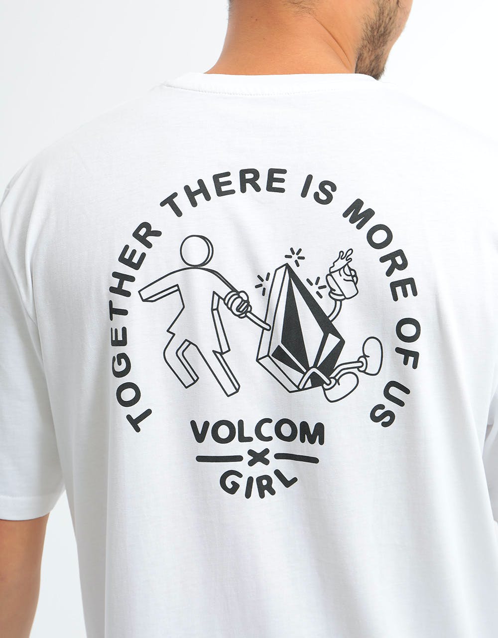 Volcom x Girl Stonely T-Shirt - White