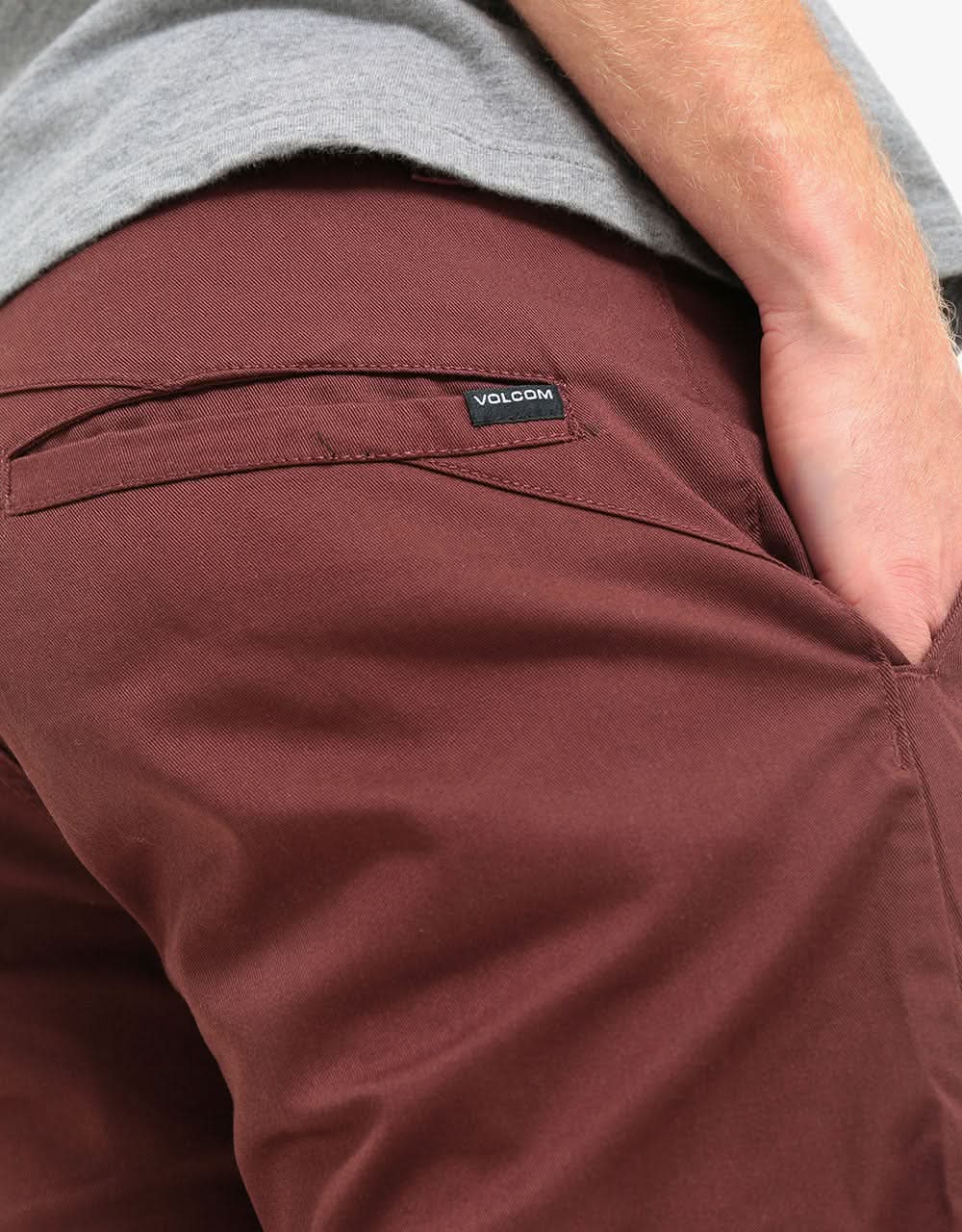 Volcom Frickin Modern Stretch Chino - Mahogany