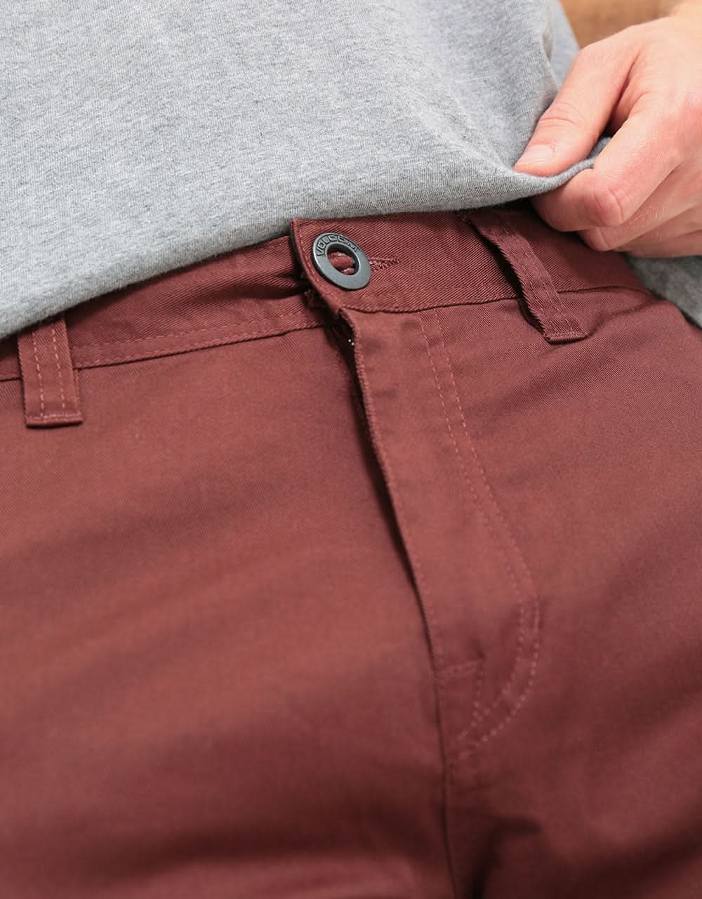 Volcom Frickin Modern Stretch Chino - Mahogany