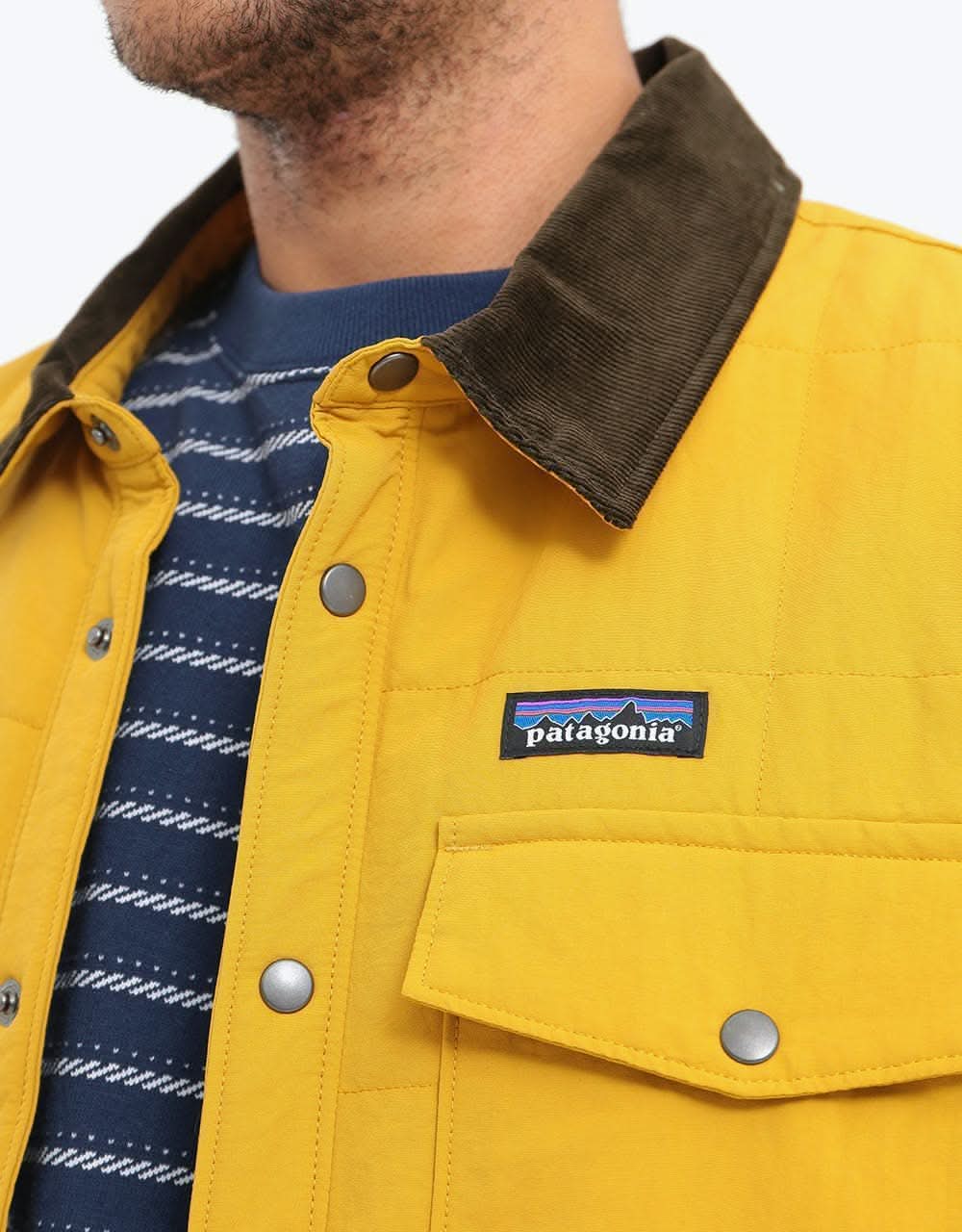 Patagonia Isthmus Quilted Shirt Jacket - Buckwheat Gold