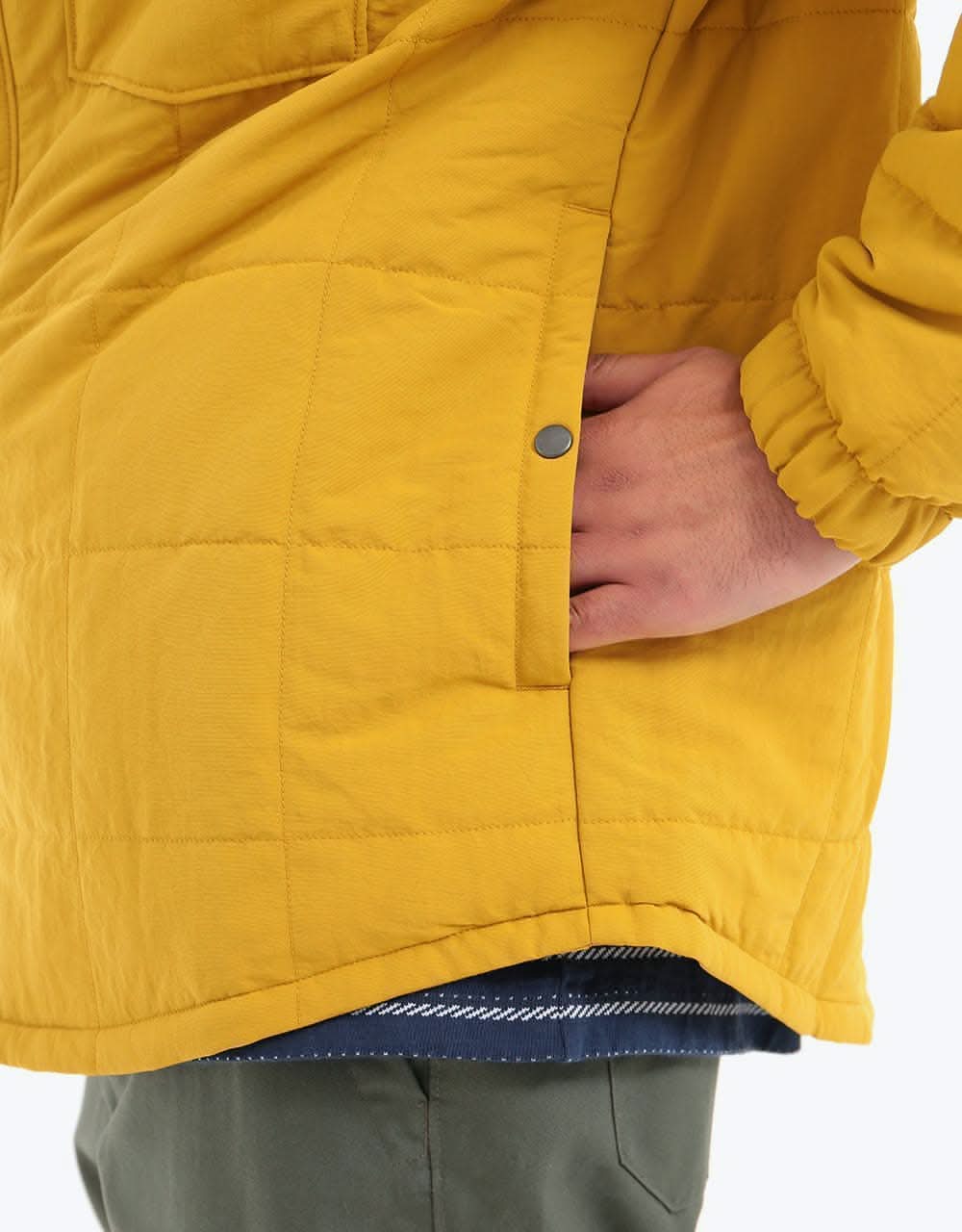 Patagonia Isthmus Quilted Shirt Jacket - Buckwheat Gold
