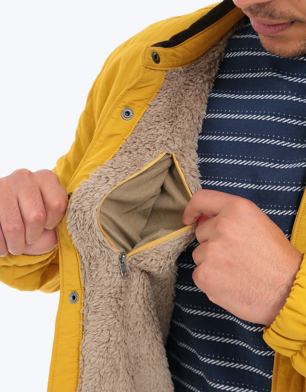 Patagonia Isthmus Quilted Shirt Jacket - Buckwheat Gold