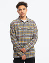 Patagonia Long-Sleeved Fjord Flannel Shirt - Independence: Forge Grey
