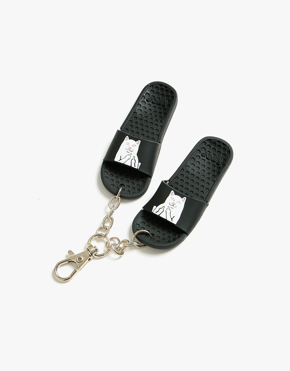RIPNDIP Lord Nermal Mini Slides Key Chain - Black