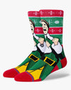Stance x Elf Cold Outside Crew Socks - Red