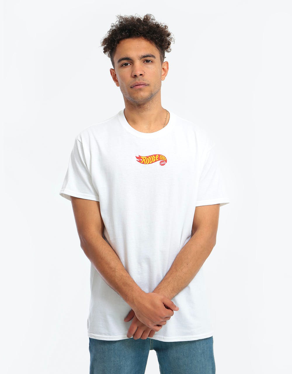 Route One Burnout T-Shirt - White
