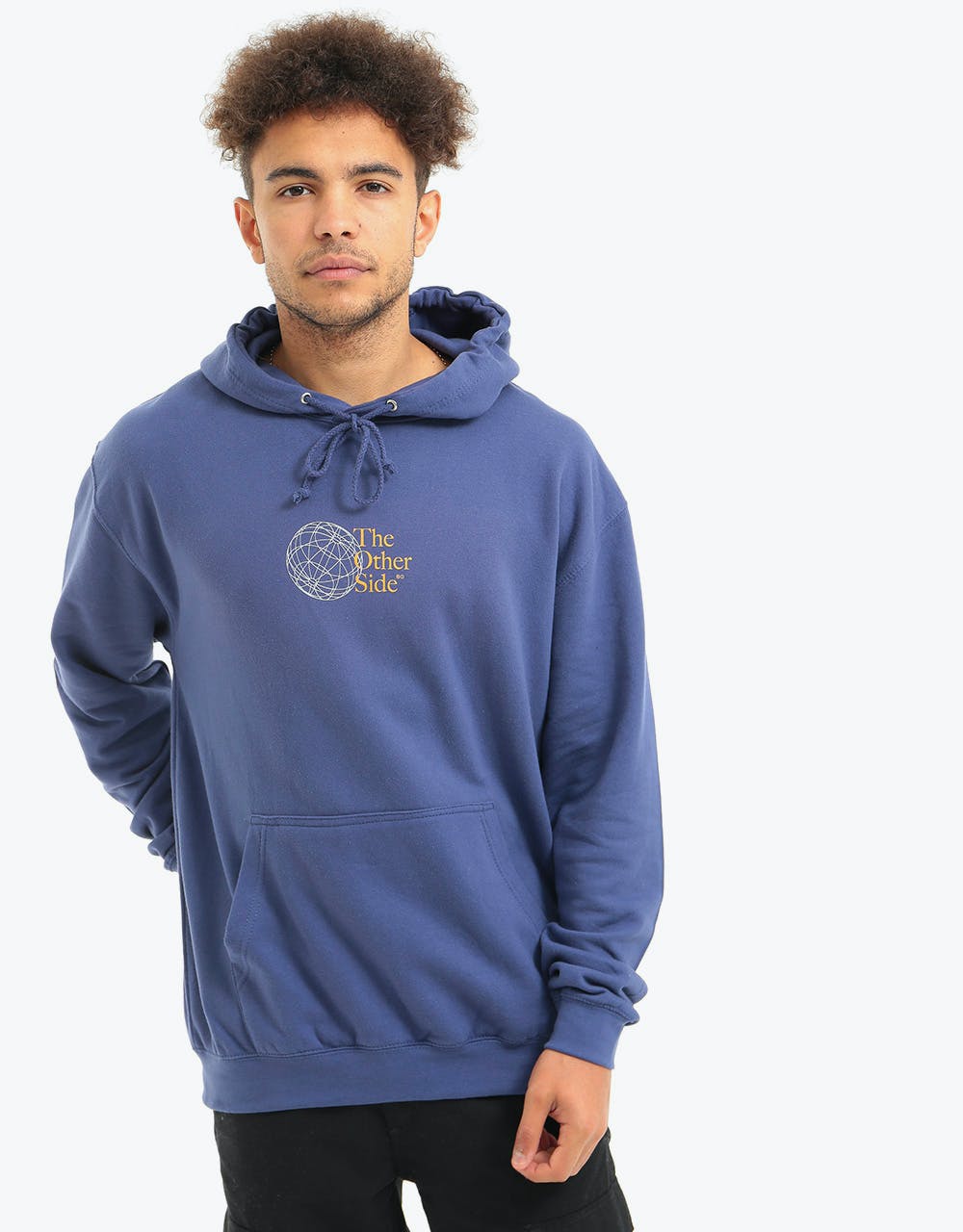 Route One The Other Side Pullover Hoodie - Denim Blue