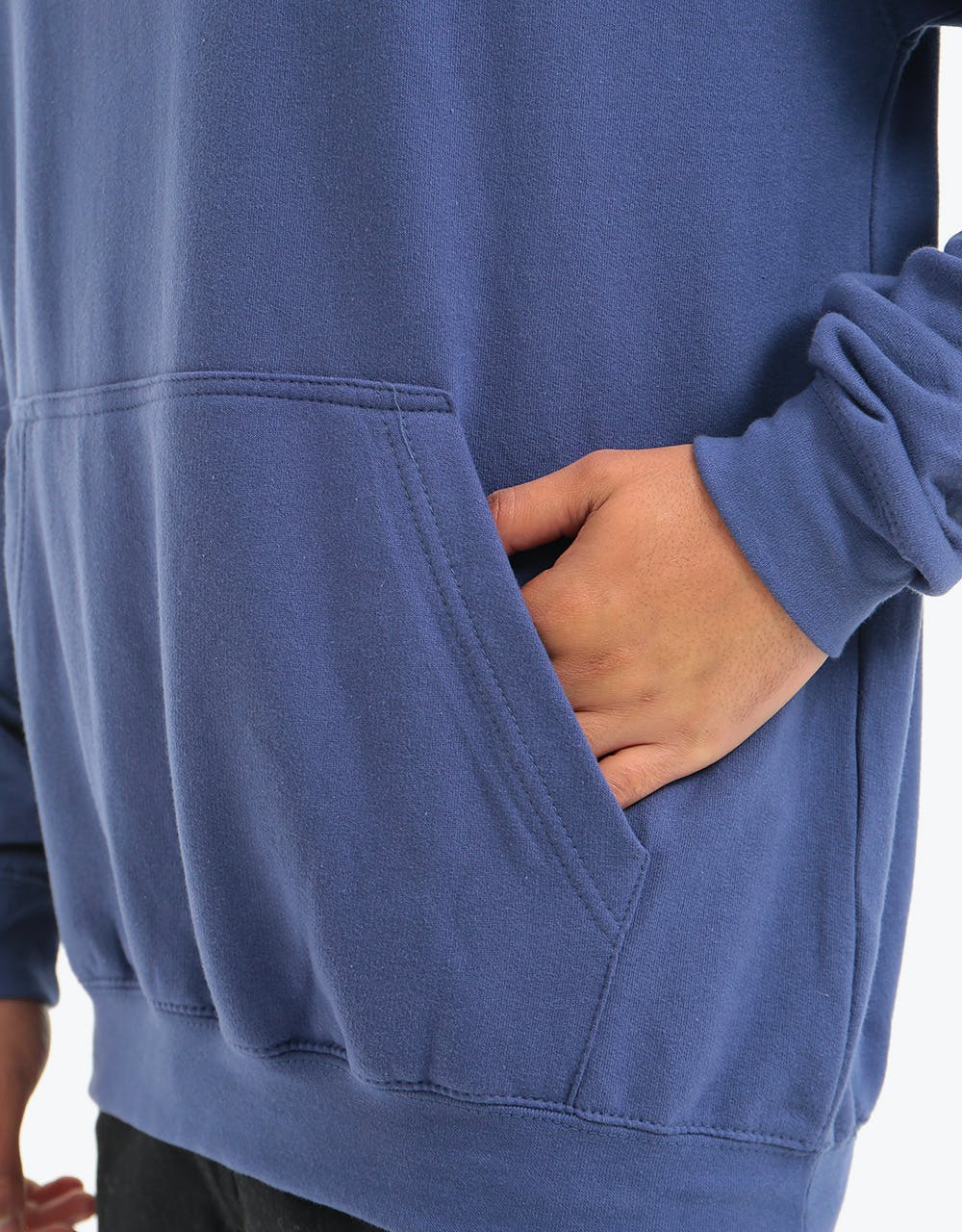 Route One The Other Side Pullover Hoodie - Denim Blue