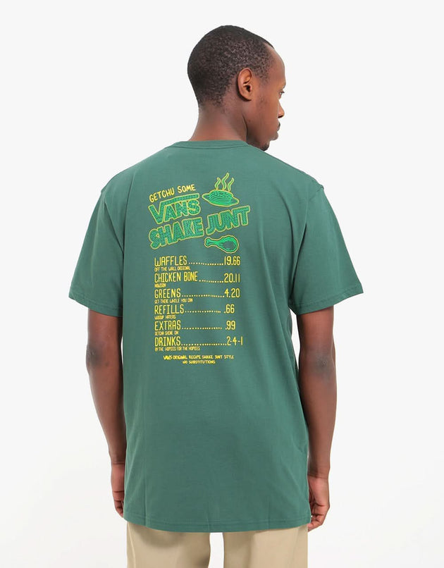 Vans x Shake Junt Menu T-Shirt - Pine Needle