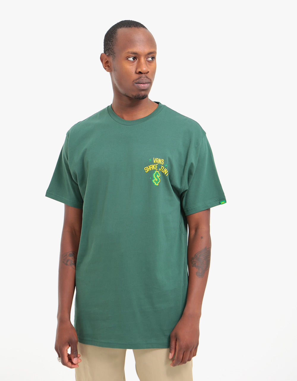 Vans x Shake Junt Menu T-Shirt - Pine Needle