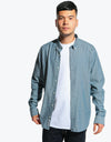Carhartt WIP L/S Kyoto Shirt - Blue Stone Washed