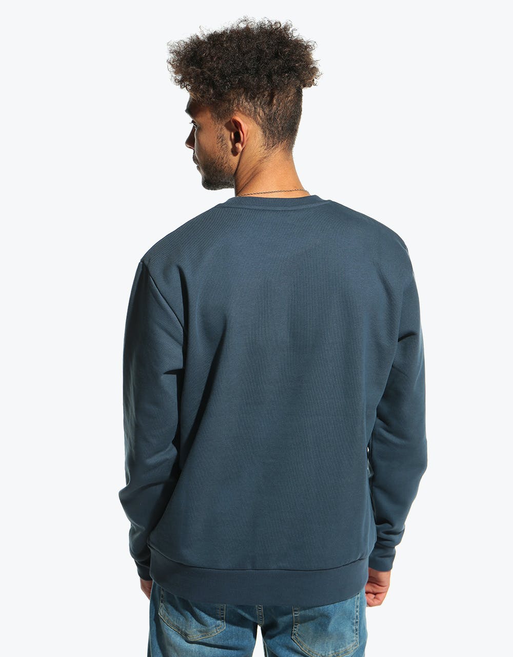 Carhartt WIP Script Embroidery Sweatshirt - Admiral/Black
