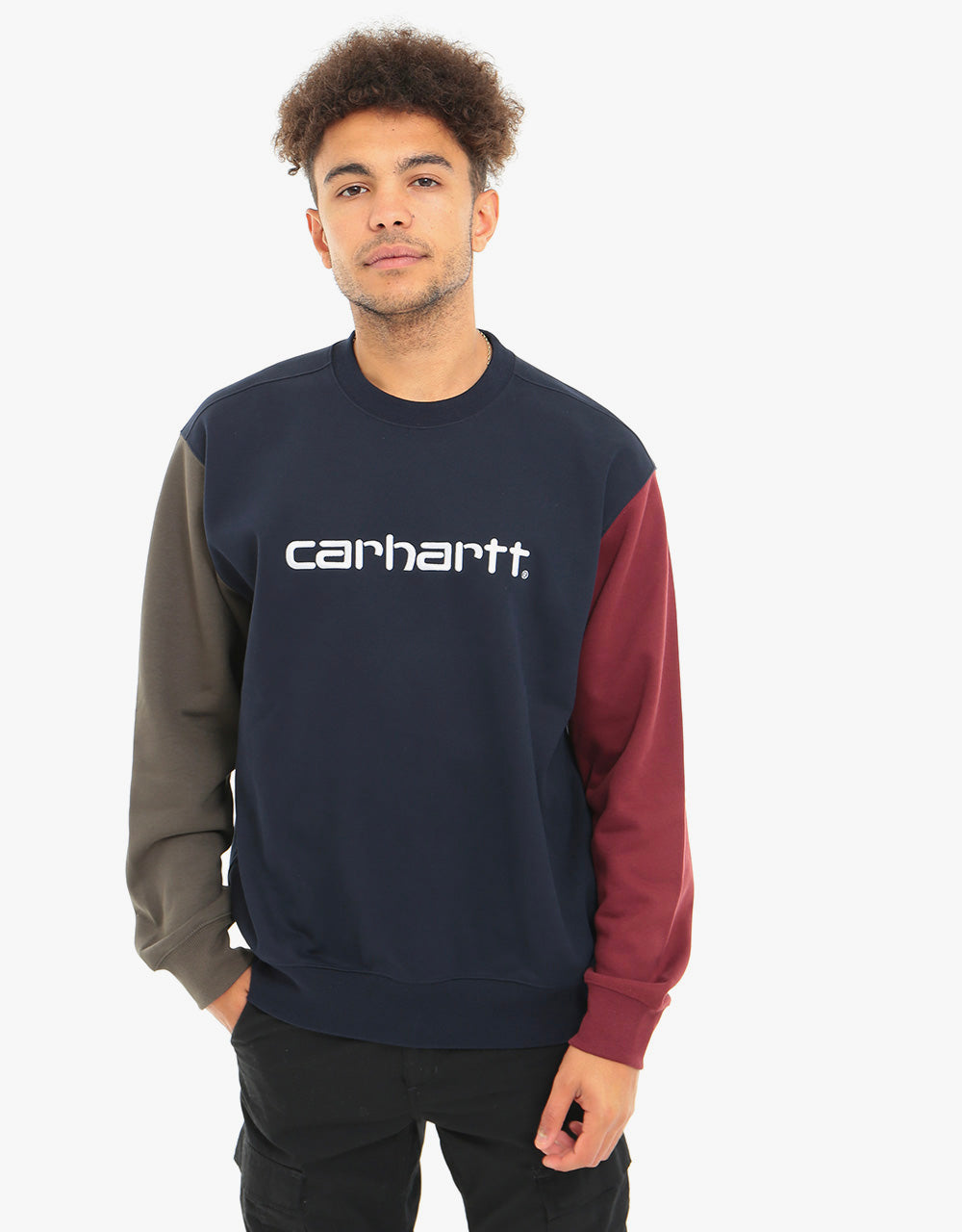 Carhartt WIP Tricol Sweatshirt - Dark Navy