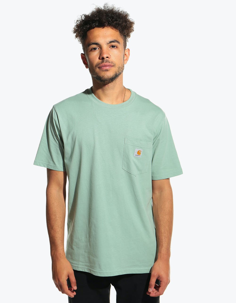 Carhartt WIP S/S Pocket T-Shirt - Frosted Green