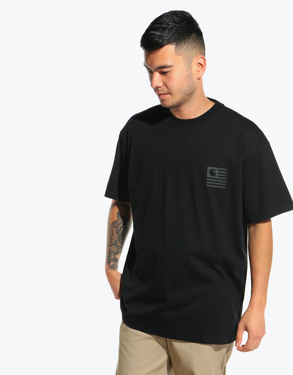 Carhartt WIP S/S State T-Shirt - Black/Black