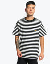 Carhartt WIP S/S Parker Pocket T-Shirt - (Parker Stripe) Black/Wax
